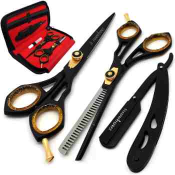 shearguru professional barber scissor hair cutting set